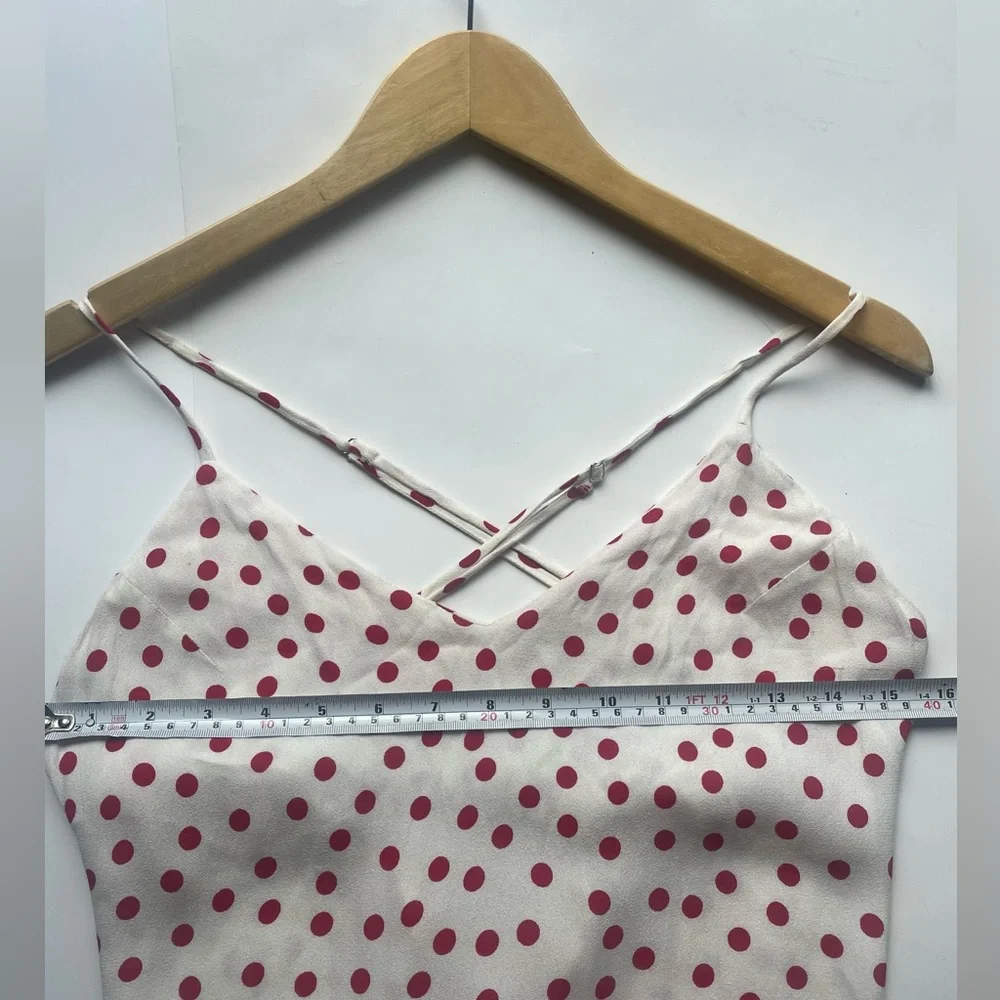 THE REFORMATION Kat Dress Polka Dot Summer Dress - Picture 6 of 9